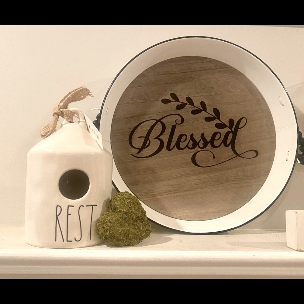 Rae Dunn Rest Birdhouse.   New in box